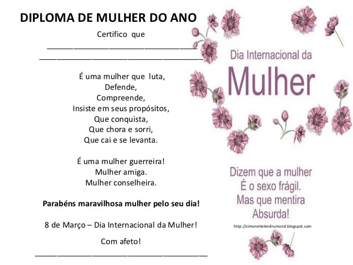 Feliz Dia da Mulher !!! - 08/03/2021