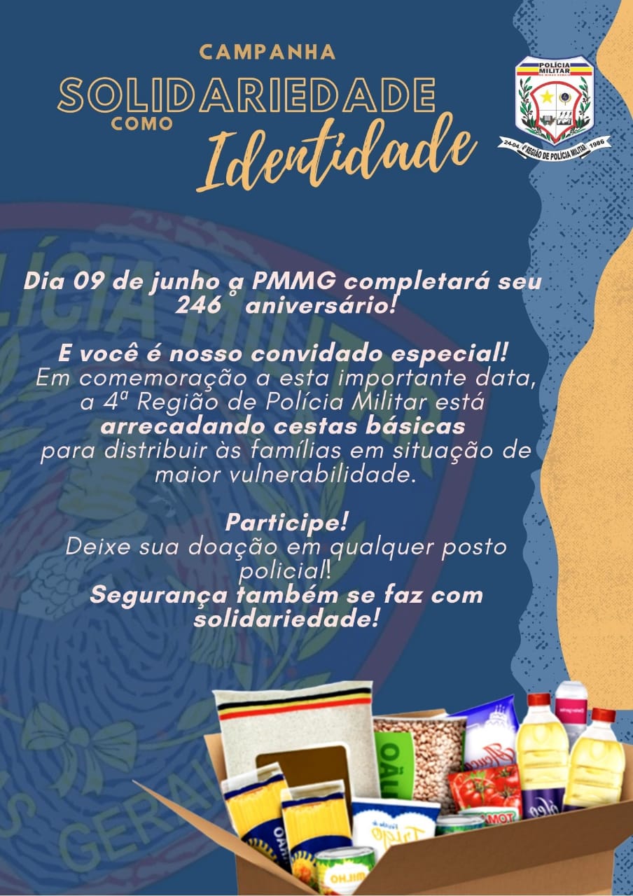 Campanha da PM de Dona Euzébia: Solidariedade como Identidade! 