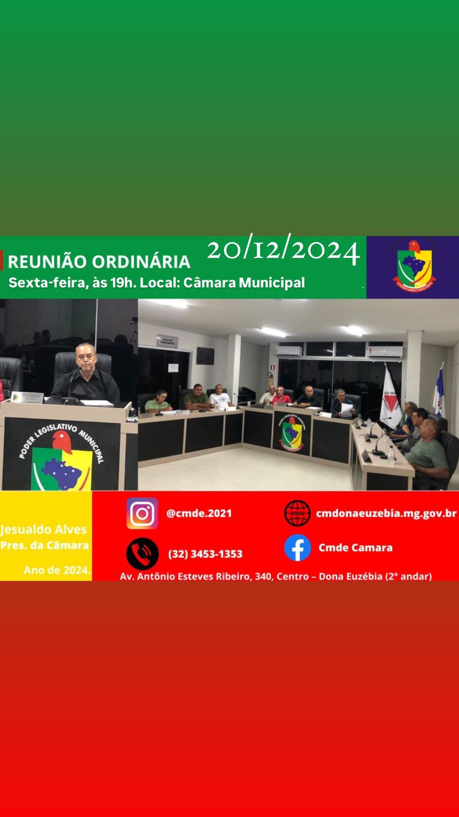 REUNIÃO ORDINARIA 20-12-24
